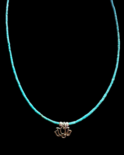 lotus w/turquoise